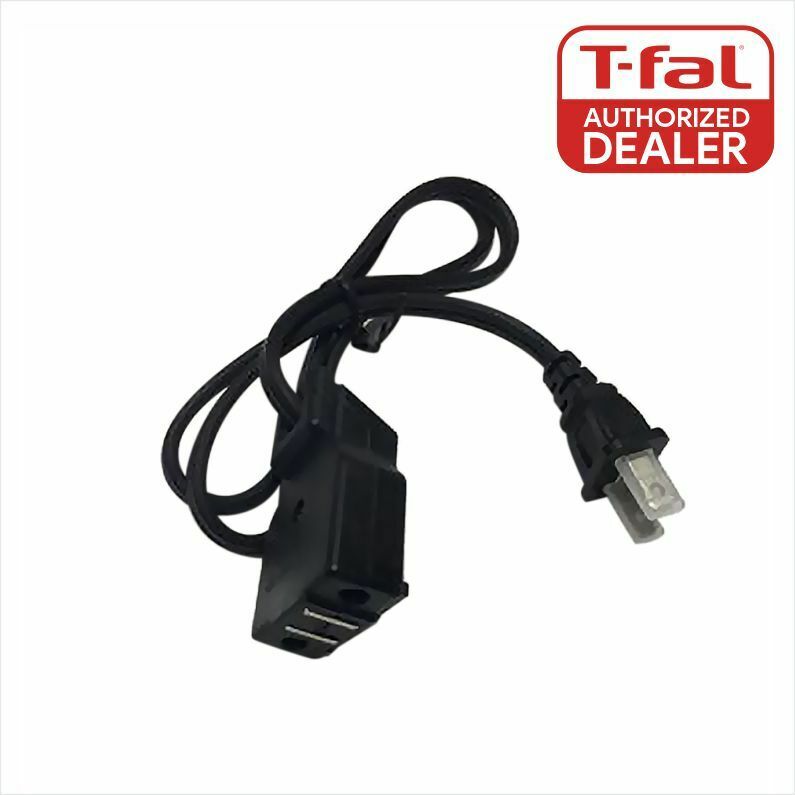 T-fal Ss-992896 Only Ff103850/89 Deep Fryer Power Cord Black Magnetic Genuine