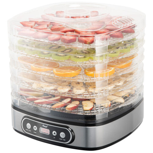 5 Tray Food Dehydrator Height Adjustable Fruit Dryer Meat Jerky Herbs Bpa-free