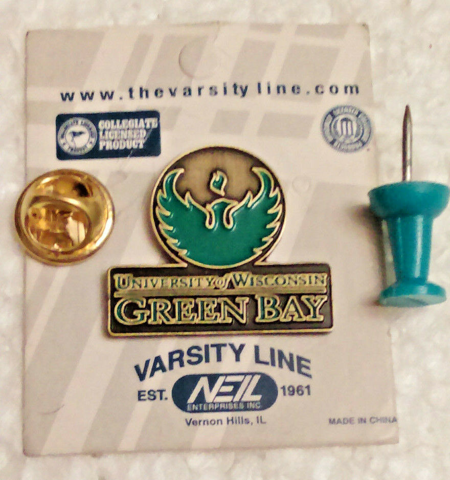 University Of Wisconsin Green Bay Logo Phoenix Collegiate Lapel Pin