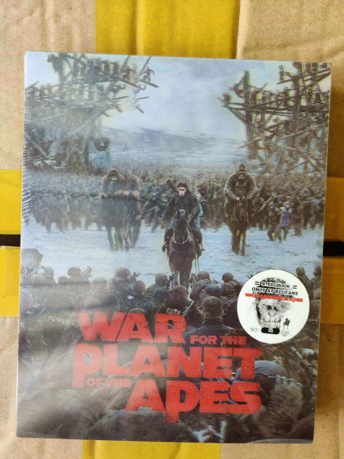 War For The Planet Of Apes Blufans 4k Steelbook, Sealed/mint,  135/250